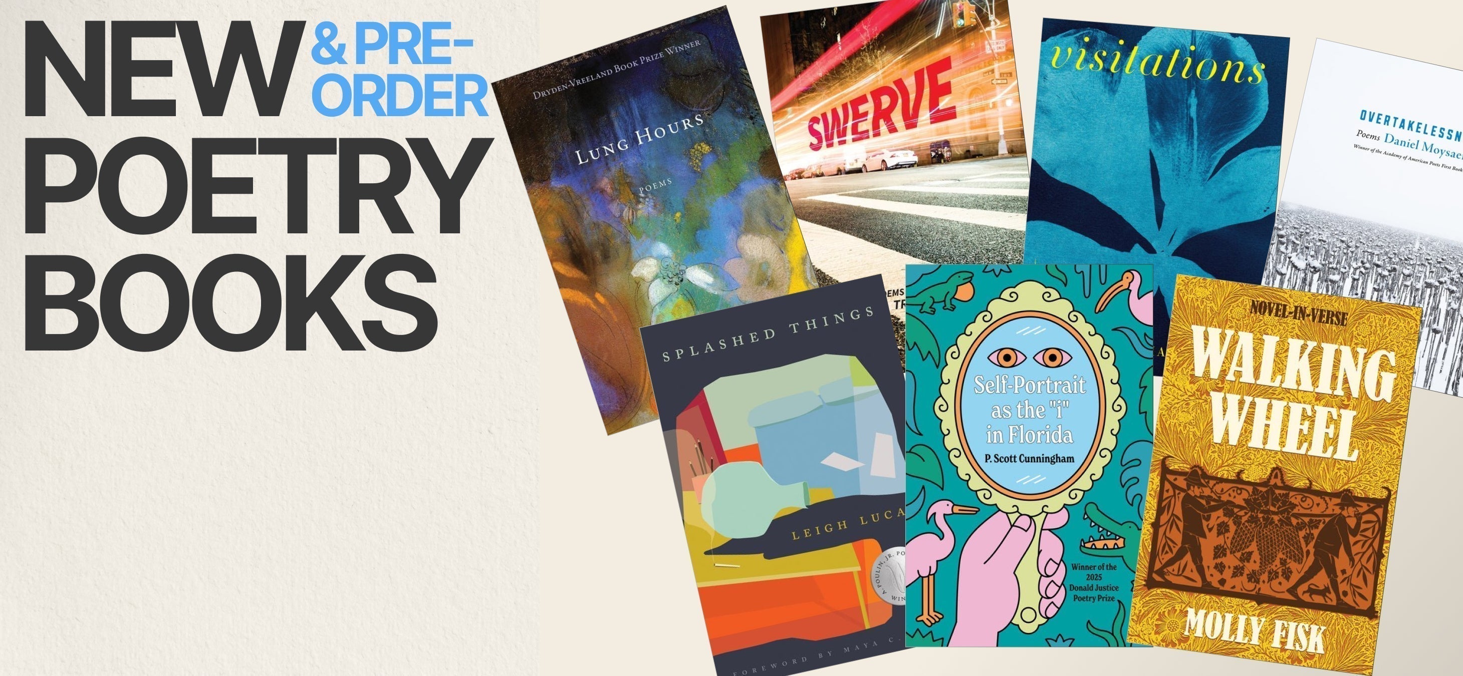 New books April 7th, 2026: Julia Alvarez, Daniel Moysaenko, Leigh Lucas and P Scott Cunningham each make an indelible debut - The Poetry Shop