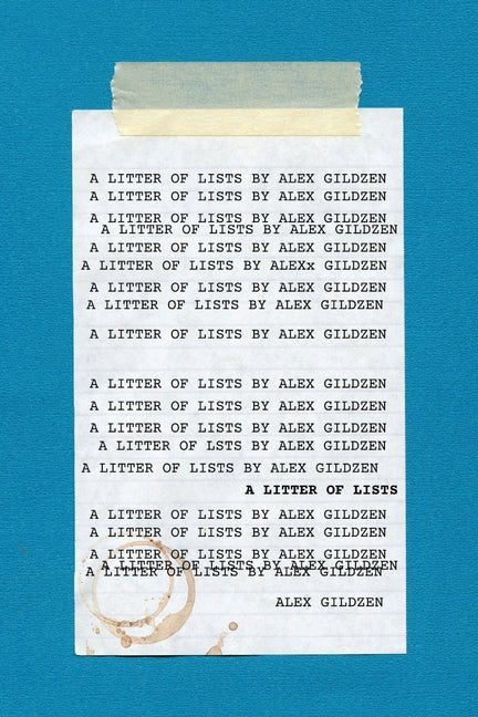 A Litter of Lists - GetBooks_book - The Poetry Shop LLC