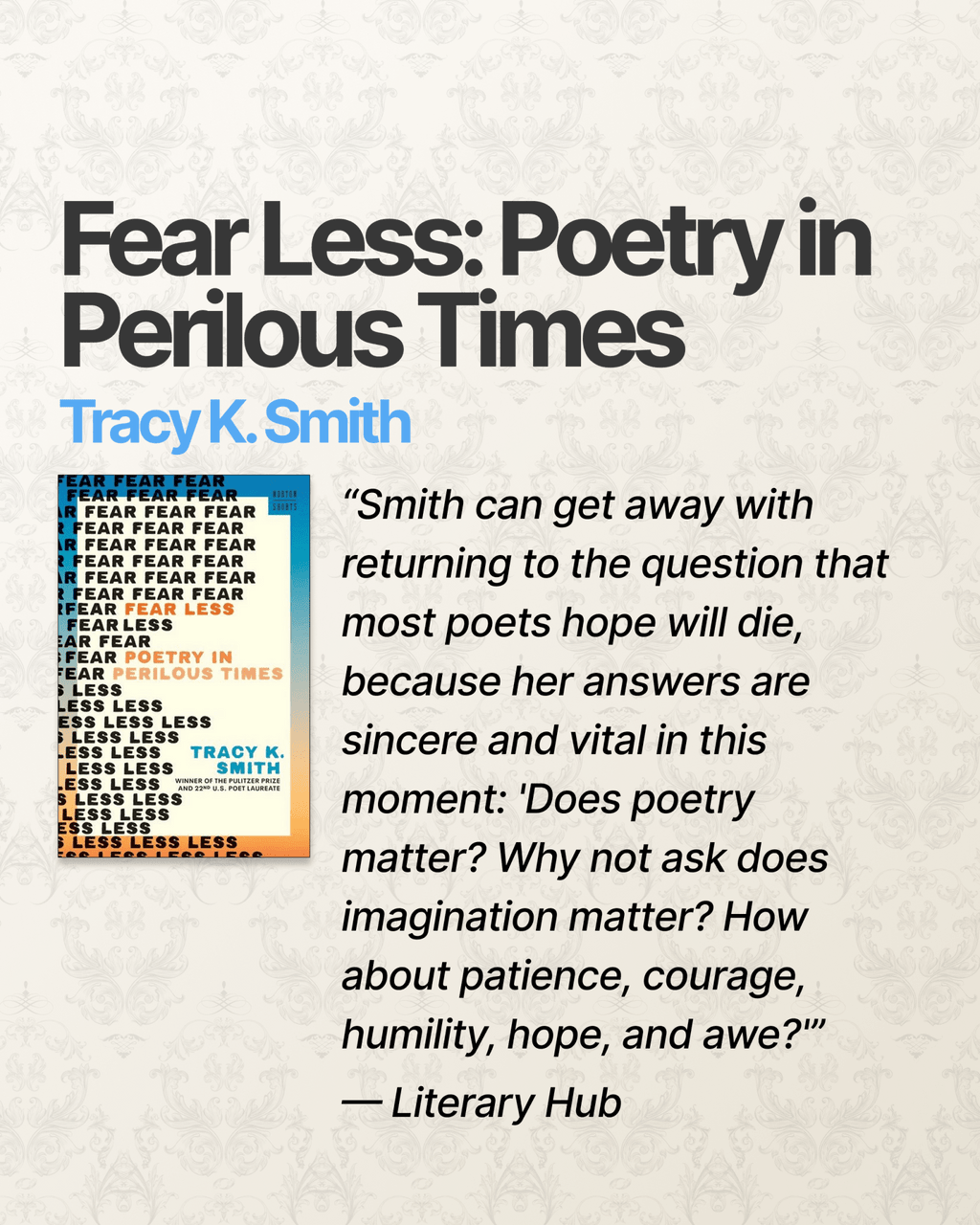 An Essential Poetry Writing Bundle: Mary Oliver, Tracy K. Smith, Dorianne Laux - The Poetry Shop