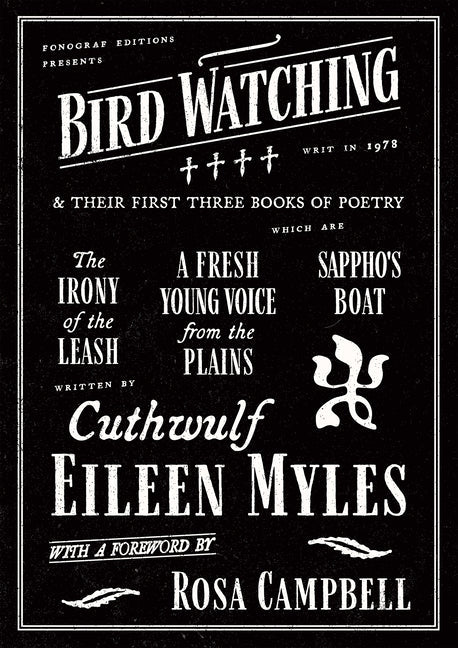 Bird Watching and Their First Three Books of Poetry - GetBooks_book - The Poetry Shop