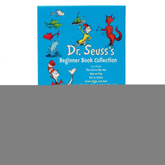 Dr. Seuss's Beginner Book Boxed Set Collection: The Cat in the Hat; One Fish Two Fish Red Fish Blue Fish; Green Eggs and Ham; Hop on Pop; Fox in Socks - The Poetry Shop