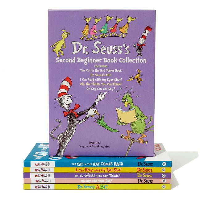 Dr. Seuss's Second Beginner Book Boxed Set Collection: The Cat in the Hat Comes Back; Dr. Seuss's Abc; I Can Read with My Eyes Shut!; Oh, the Thinks Y - The Poetry Shop