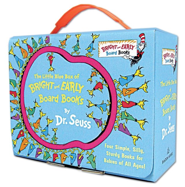 Little Blue Boxed Set of 4 Bright and Early Board Books: Hop on Pop; Oh, the Thinks You Can Think!; Ten Apples Up on Top!; The Shape of Me and Other S - The Poetry Shop