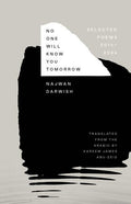 No One Will Know You Tomorrow: Selected Poems, 2014 - 2024 - GetBooks_book - The Poetry Shop LLC