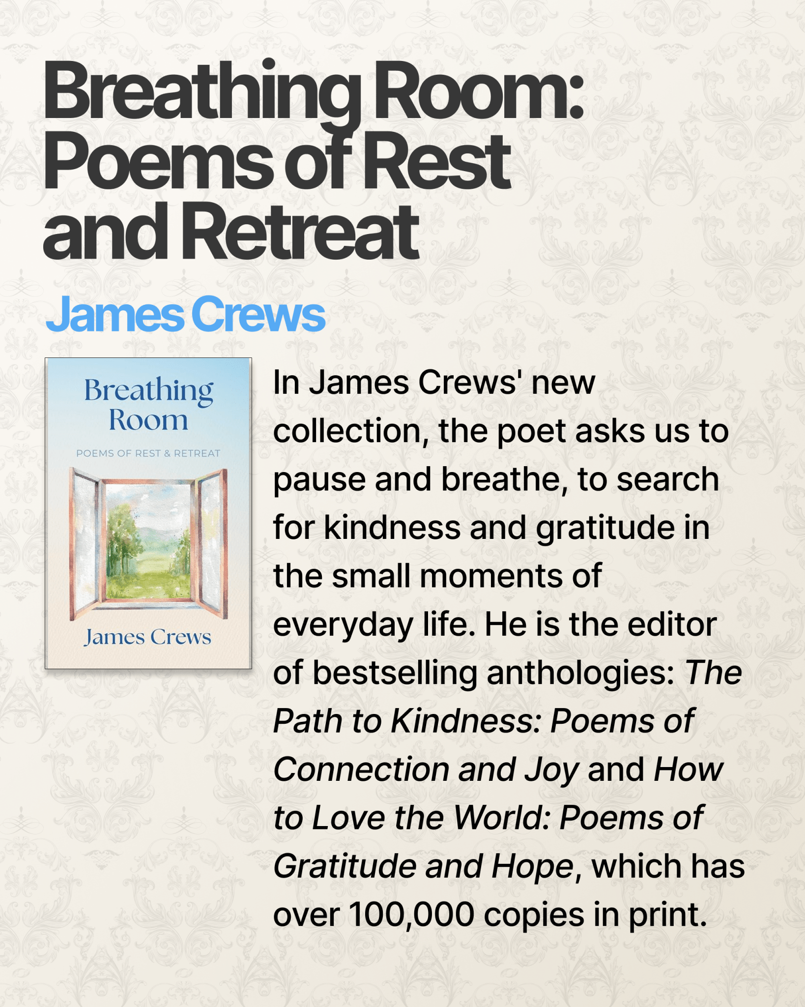Poems of Awe and Wonder: poetry by Hayden Saunier, Rosemerry Wahtola Trommer, James Crews - GetBooks_book - The Poetry Shop