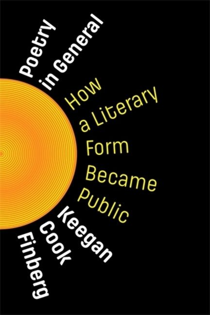 Poetry in General: How a Literary Form Became Public - The Poetry Shop