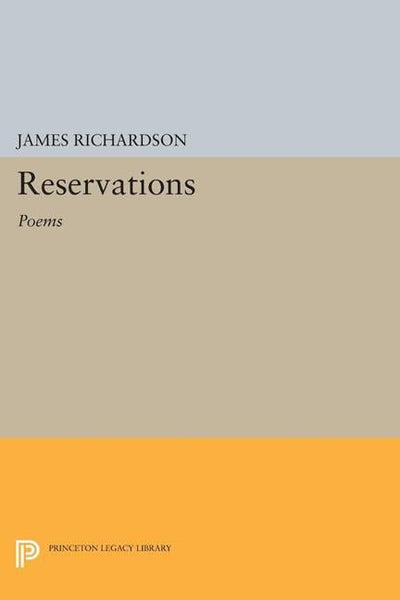 Reservations: Poems - The Poetry Shop