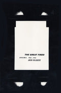 The Great Fires: Poems, 1982 - 1992 - The Poetry Shop