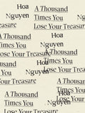 Thousand Times You Lose Your Treasure - The Poetry Shop