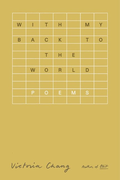 With My Back to the World: Poems - The Poetry Shop